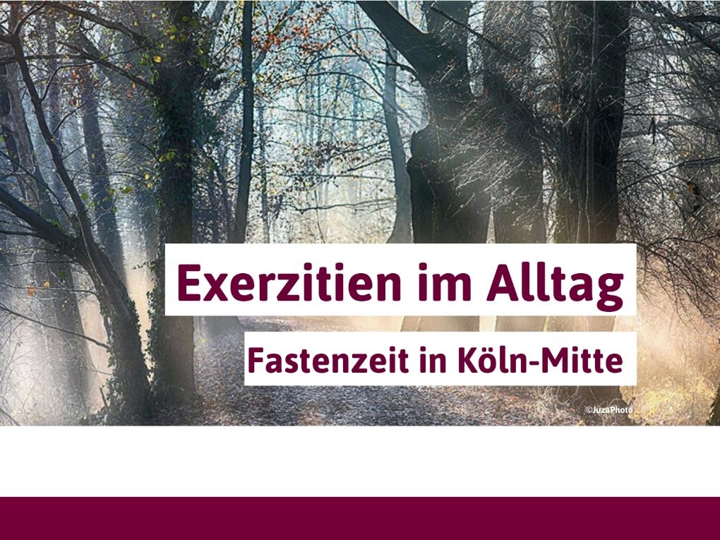 Exerzitien im Alltag Fastenzeit 2026 header